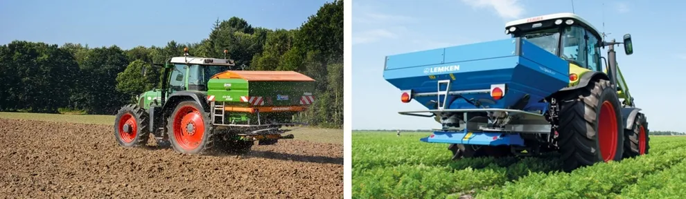 Rozsiewacze nawozów dostępne z ISOBUS