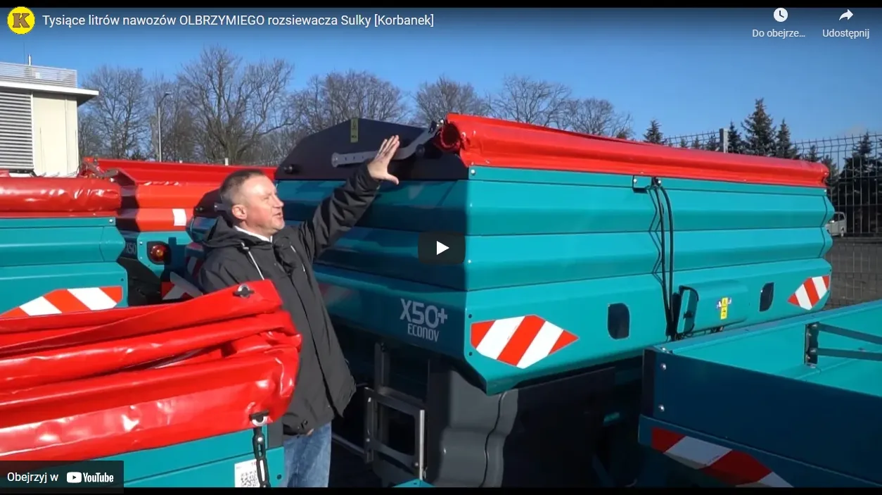 Rozsiewacze nawozów SULKY różne pojemności